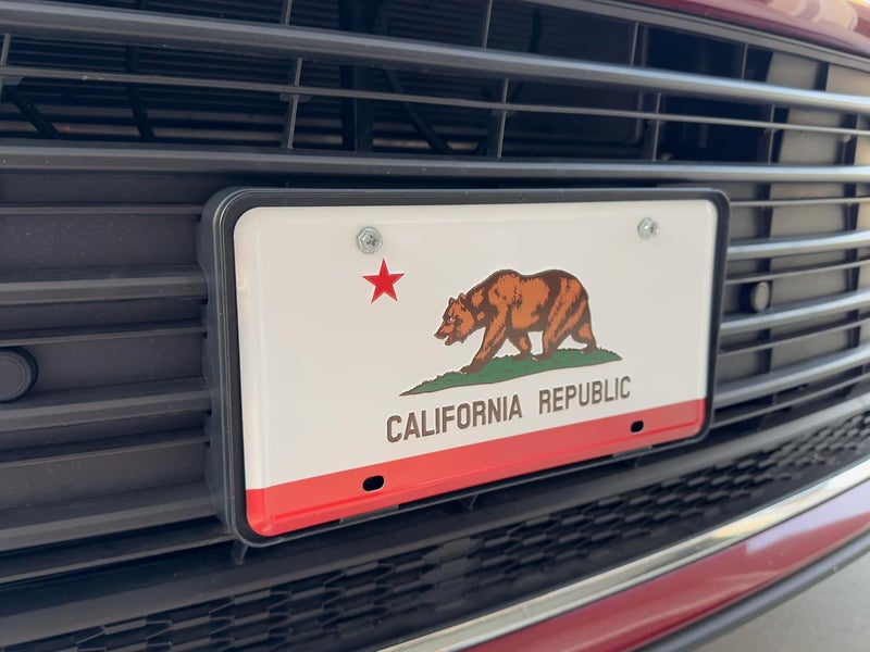Pickwicks California State Flag License Plate – Embossed HD Aluminum – Golden State Pride – Decorative Car Tag – 6”x12” Novelty Metal Sign (California) - Image 5